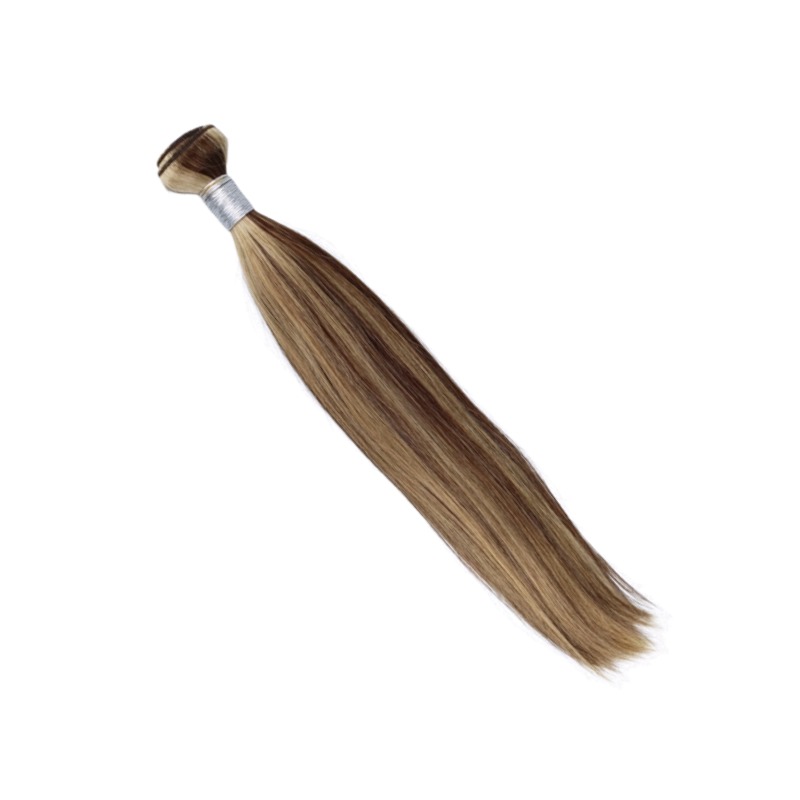 Sew In Hair Extensions - #4/27 Straight Human Hair
