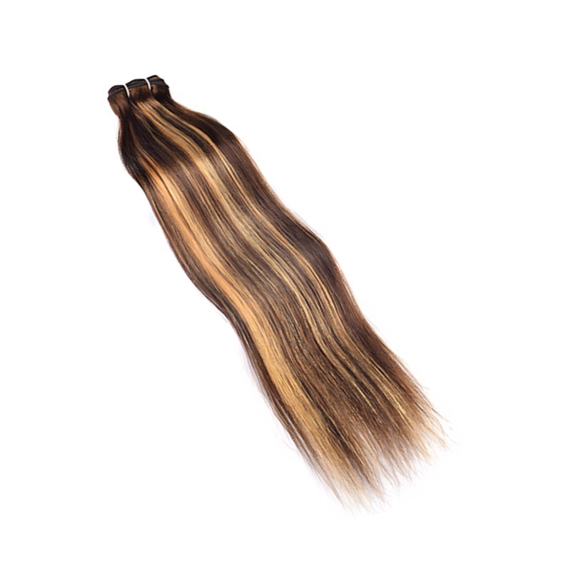 Sew In Hair Extensions - #4/27 Straight Human Hair