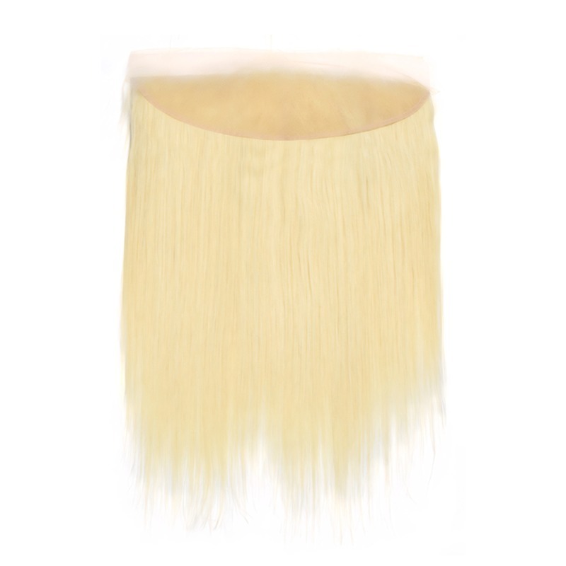 13x4 Transparent Lace Frontal - #613 Straight Hair