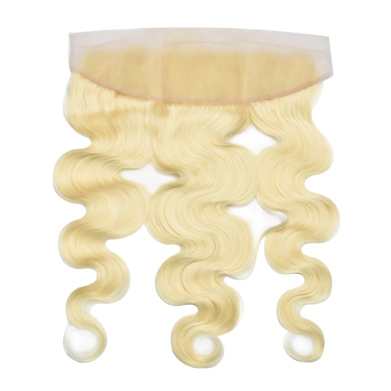 13x4 Transparent Lace Frontal - #613 Body Wave Hair