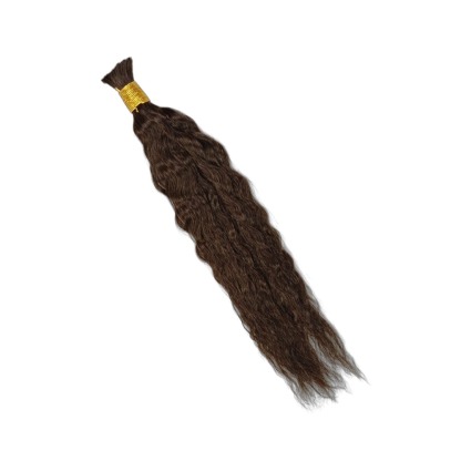 Bulk Human Hair - #2 Wet and Wavy Braiding Hair