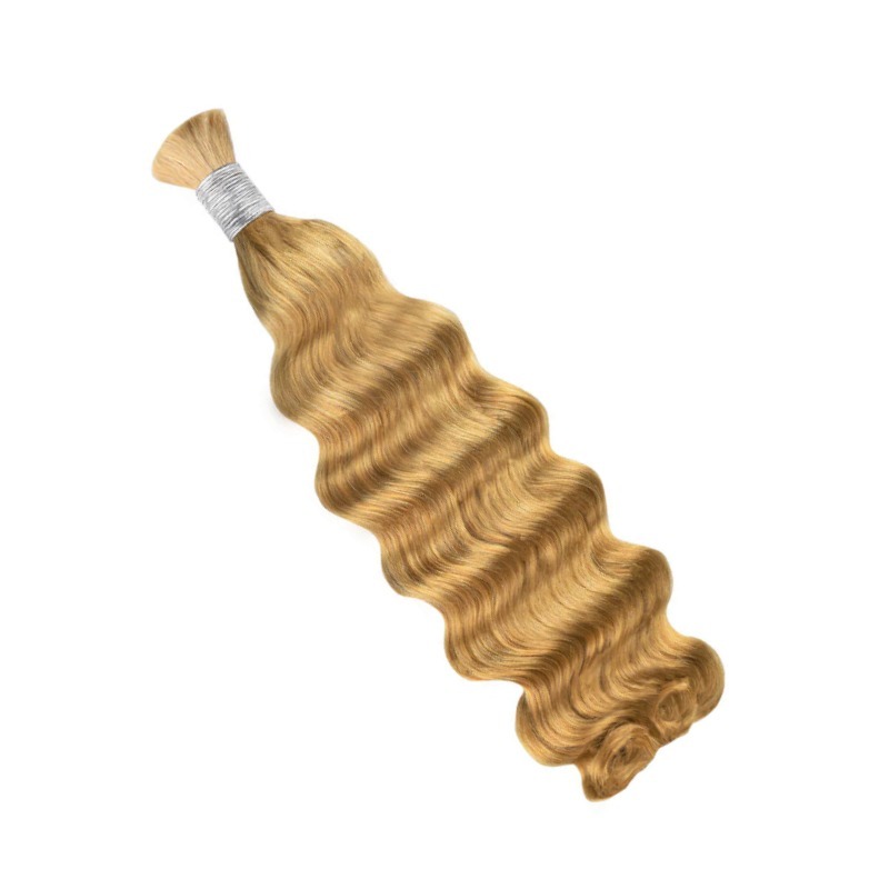 Loose Deep Wave Bulk Human Hair - #27 Hair Extensions