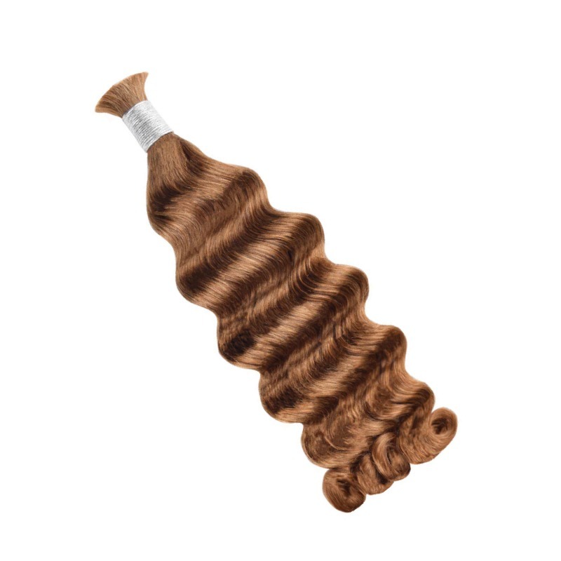 Loose Deep Wave Bulk Human Hair - #30 Hair Extensions