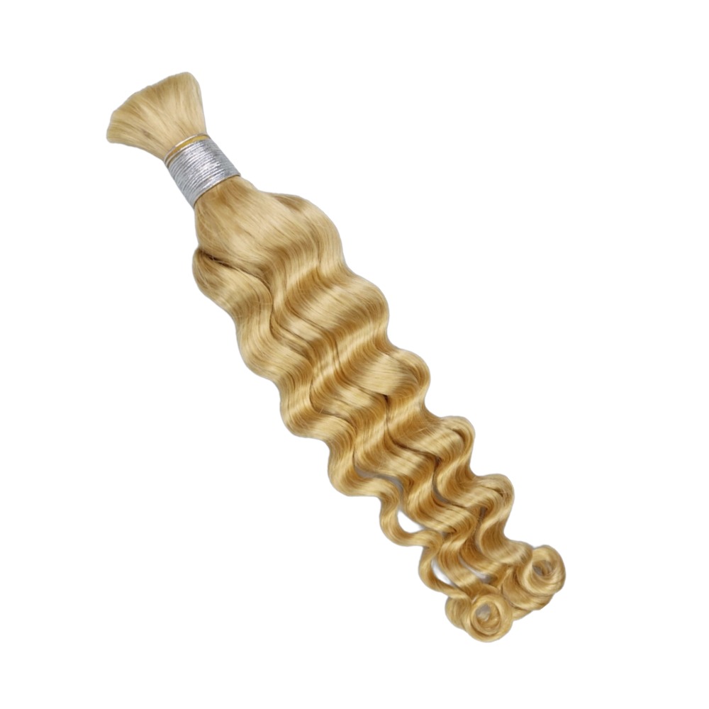 Bulk Human Hair - #613 Loose Deep Wave Braiding Hair