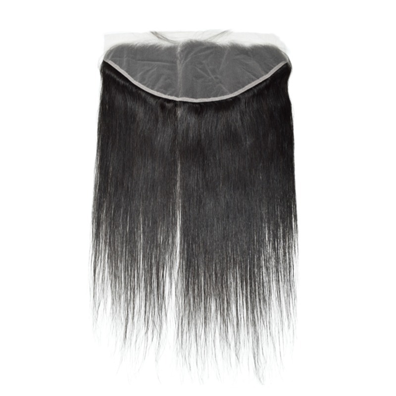 Lace Frontal - #1B Straight Human Hair(13x4 13x6)