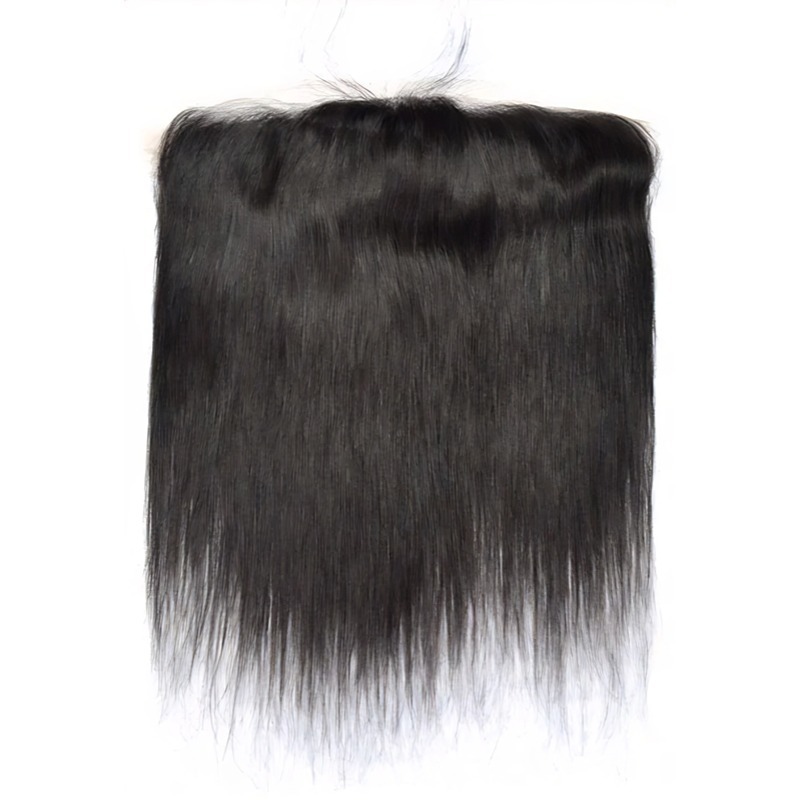 Lace Frontal - #1B Straight Human Hair(13x4 13x6)