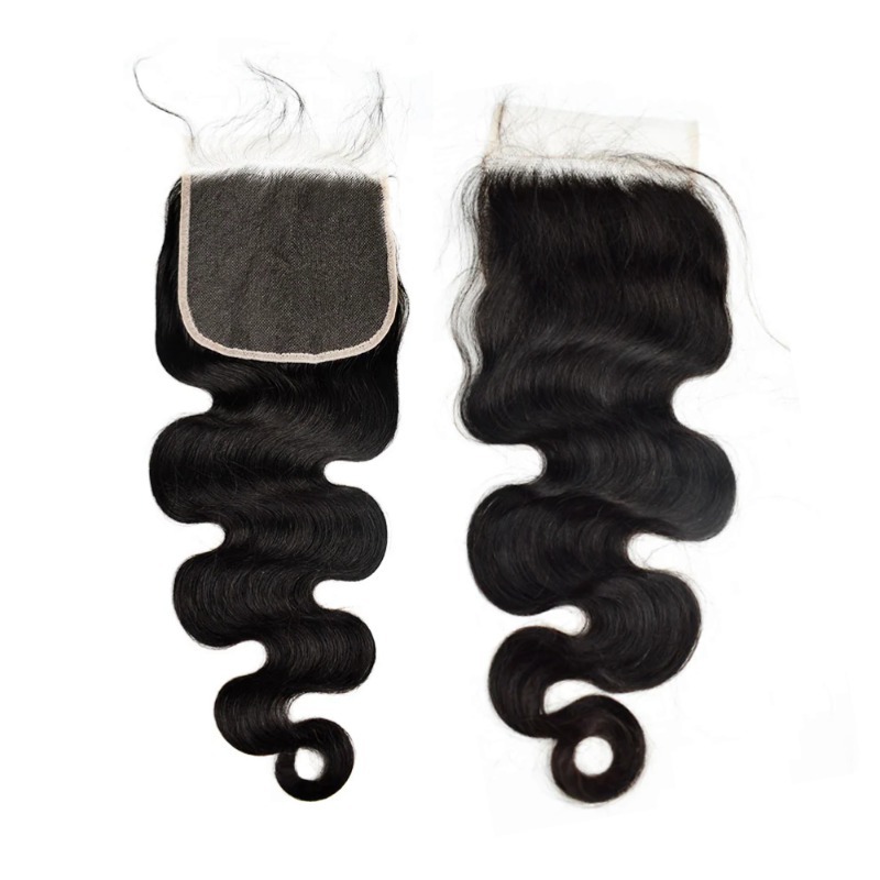 Lace Closure - #1B Body Wave Human Hair(4x4 5x5 6x6)