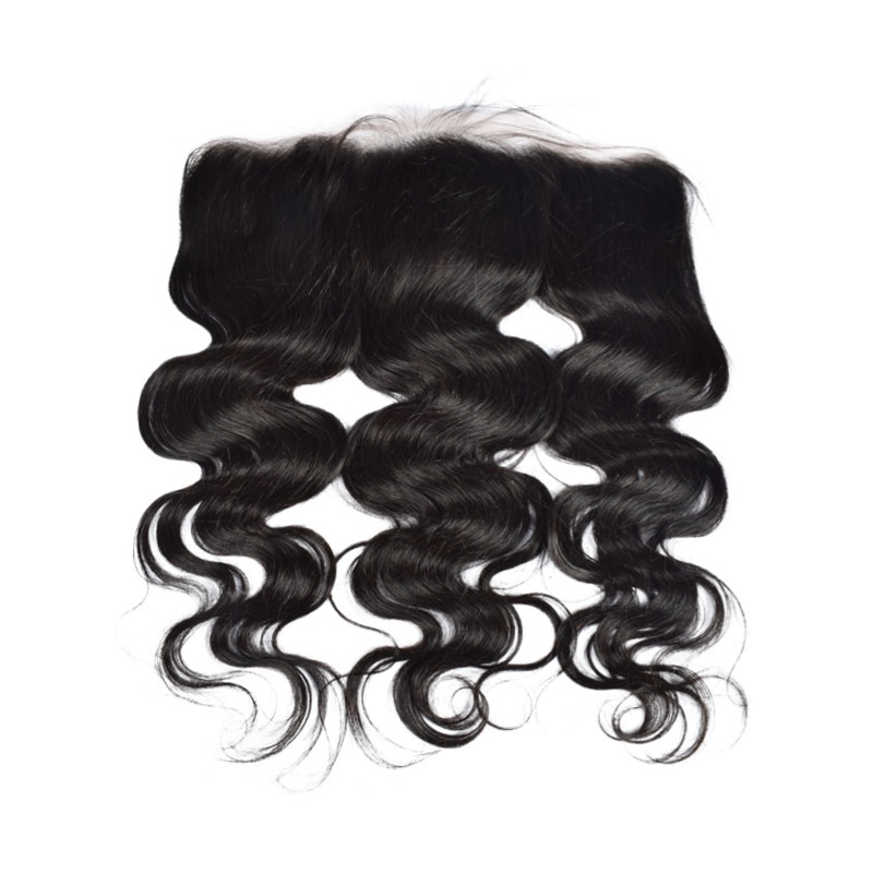 Lace Frontal - #1B Body Wave Human Hair(13x4 13x6)