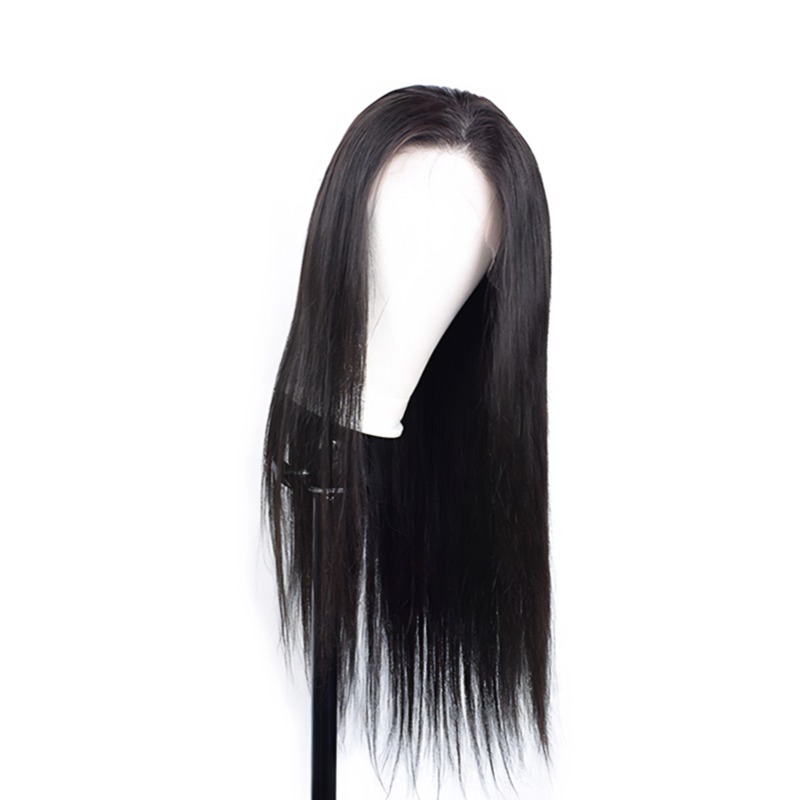 13x4 HD Lace Front Wig - #1B Straight Human Hair Wig