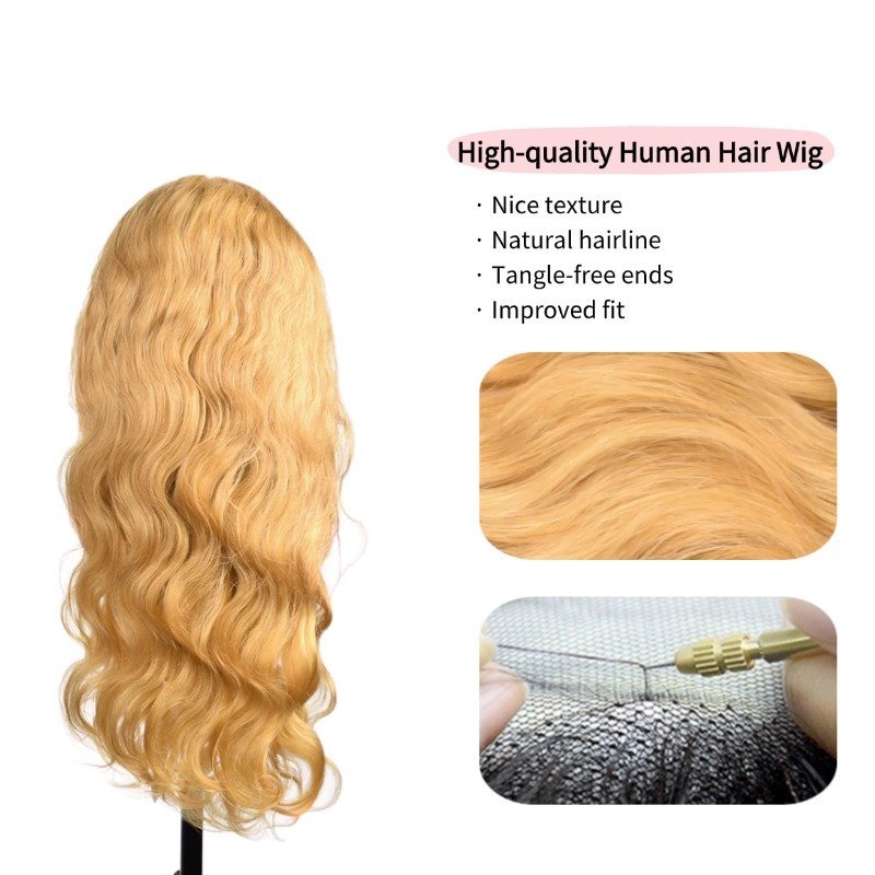 13x4 HD Lace Front Wig - #27 Body Wave Human Hair Wig