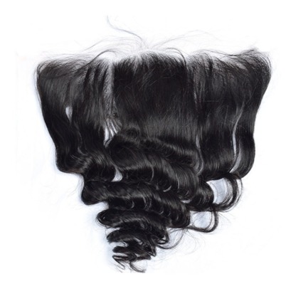Lace Frontal - #1B Loose Wave Human Hair(13x4 13x6)