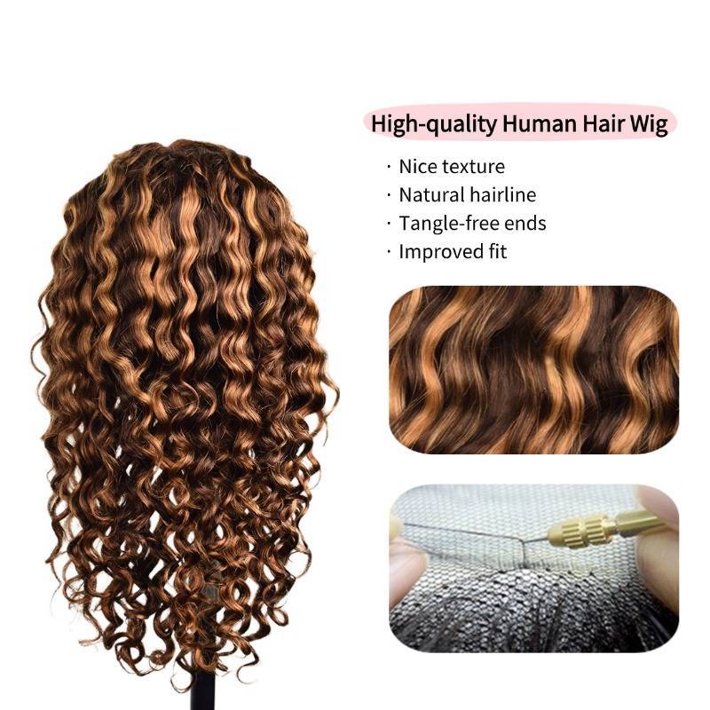 13x4 HD Lace Front Wig - #4/27 Loose Deep Wave Human Hair Wig