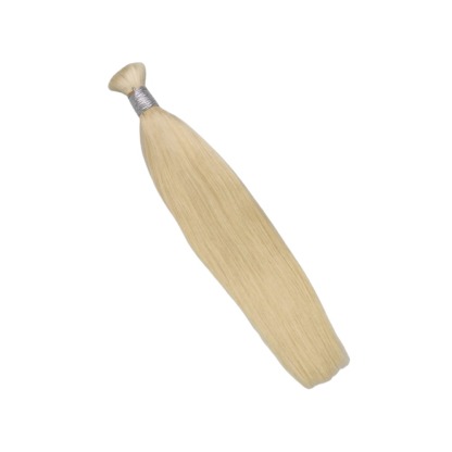Bulk Human Hair - #613 Blonde Straight Braiding Hair