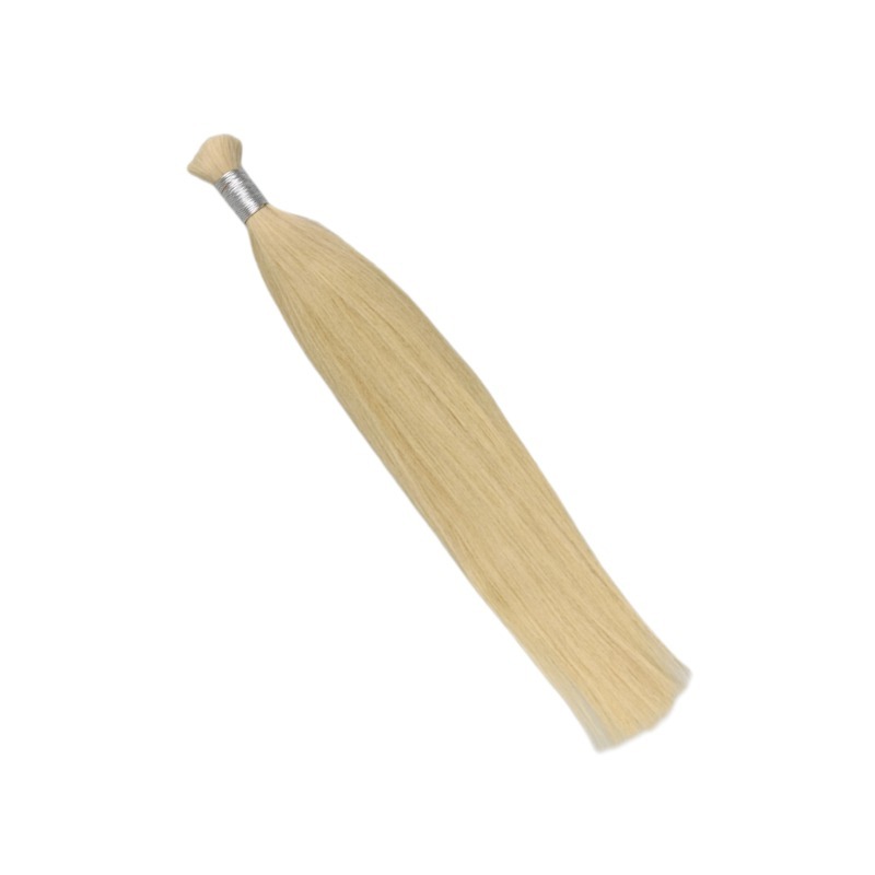 Straight Bulk Human Hair - #613 Hair Extensions