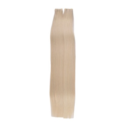 Genius Weft Hair Extensions - #60 Platinum Blonde Straight Hair