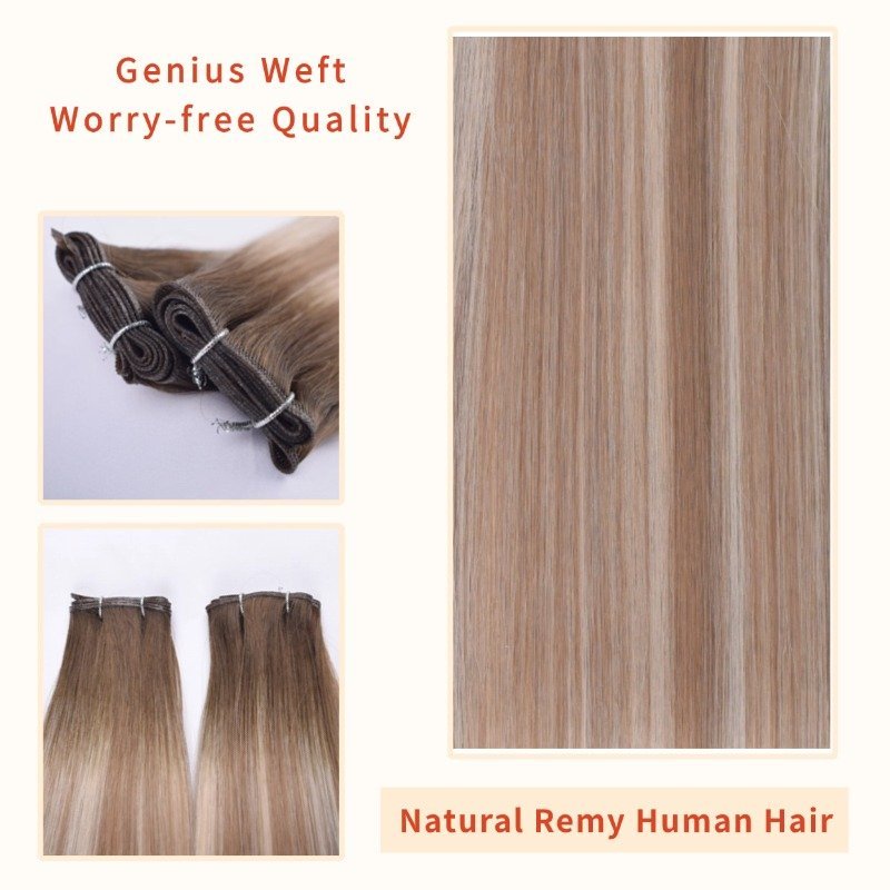 Genius Weft Hair Extensions - #T2DP18A/60A Straight Hair
