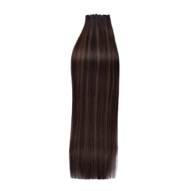 Genius Weft Hair Extensions - #T2P2/2D Straight Human Hair