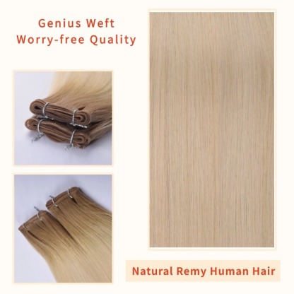 Genius Weft Hair Extensions - #T9/60 Straight Human Hair
