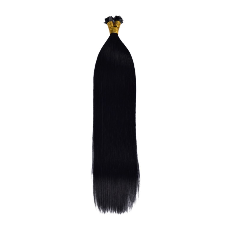 I-Tip Hair Extensions - #1 Straight Human Hair