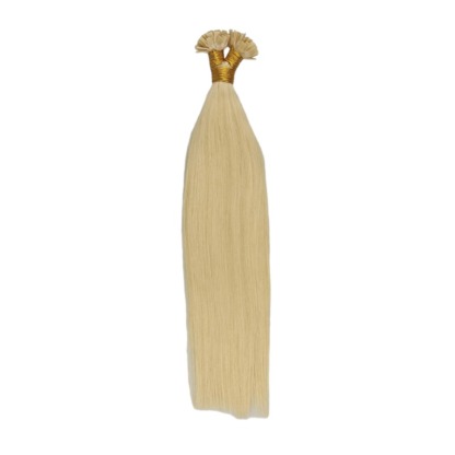 K-Tip Hair Extensions - #613 Blonde Straight Human Hair