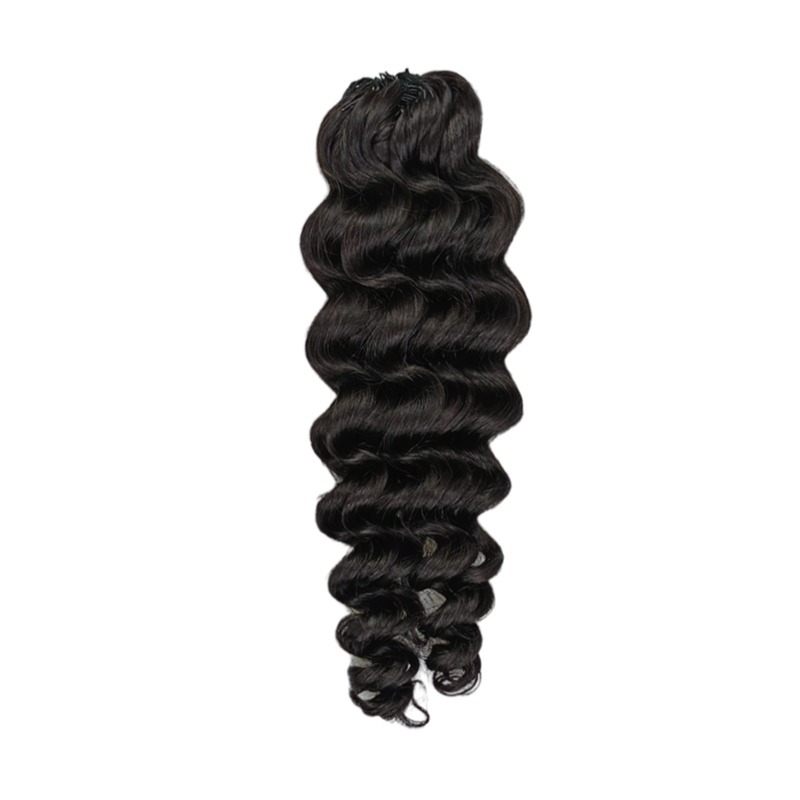 Crochet Braids - #1B Loose Deep Wave Human Hair