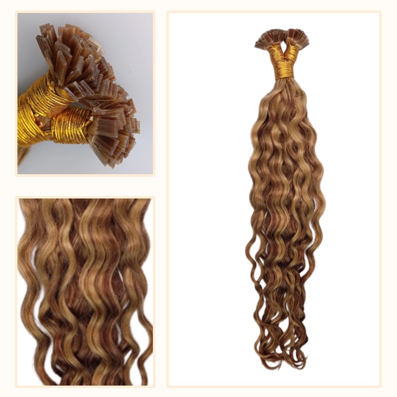 K-Tip Hair Extensions - #27/30 Water Wave Human Hair