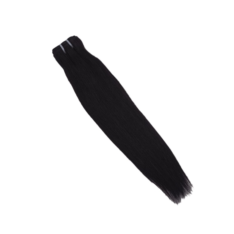 Sew In Hair Extensions - #1 Jet Black Straight Human Hair