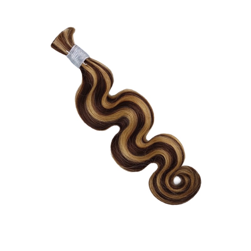 Body Wave Bulk Human Hair - #P4/27 Braiding Hair
