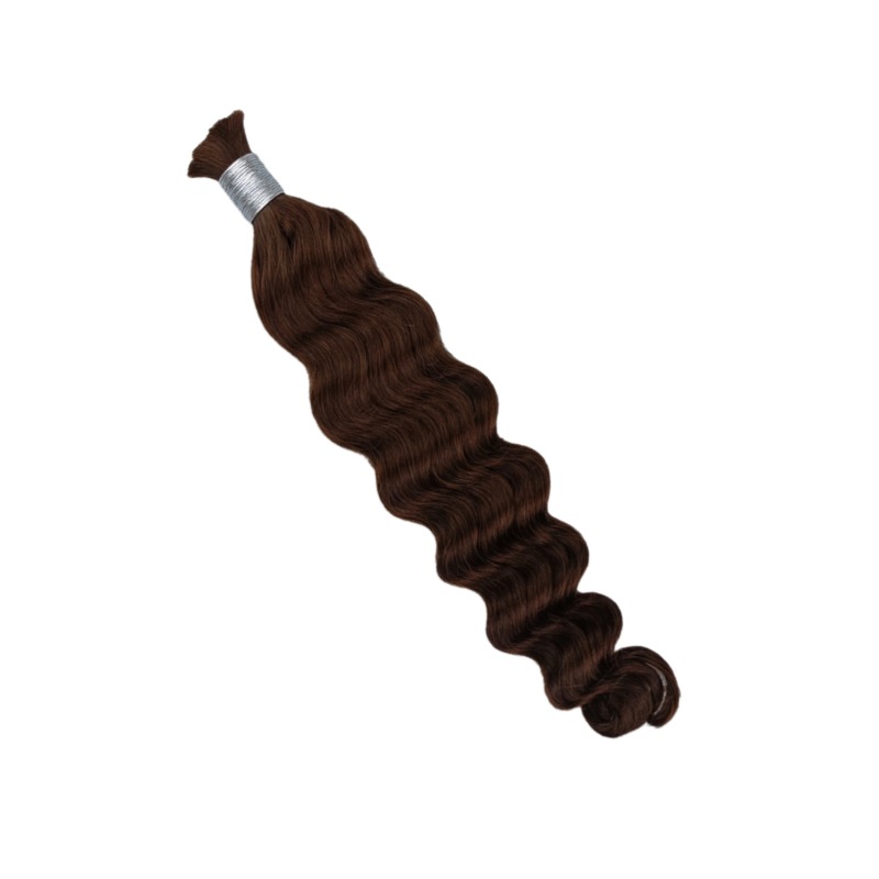 Loose Deep Wave Bulk Human Hair - #2 Braiding Hair