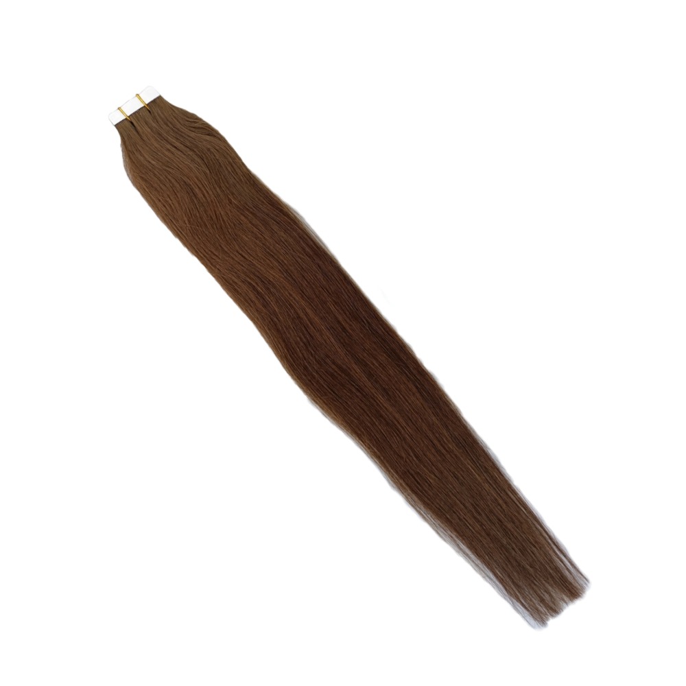 Tape In Hair Extensions - #4 Straight Human Hair
