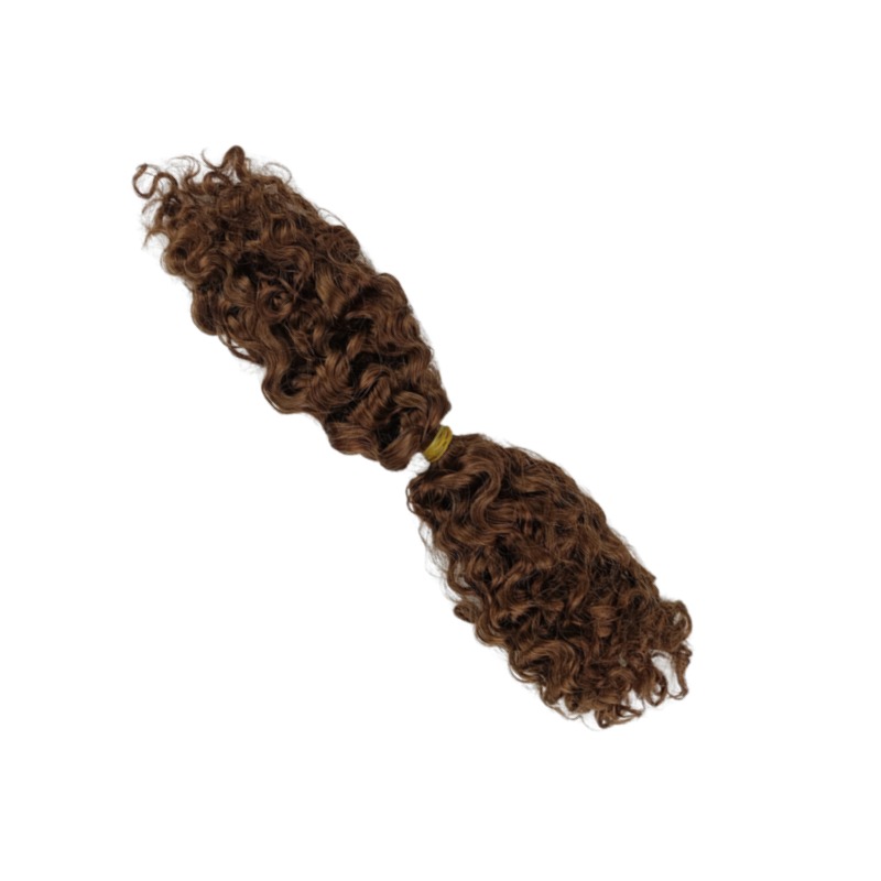 Double-ended Human Braiding Hair - #4 Burmese Curly Hair