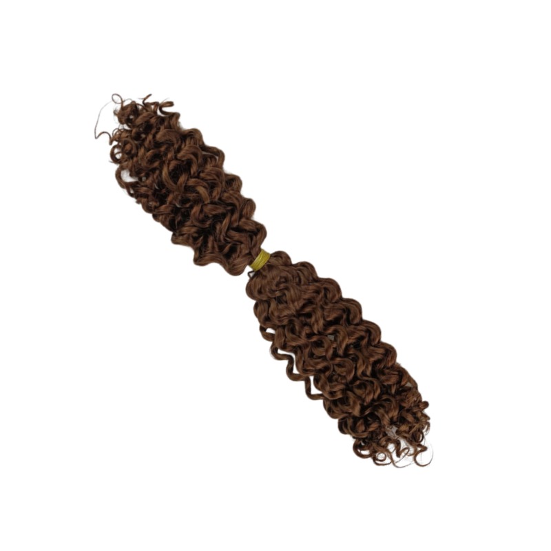 Double-ended Human Braiding Hair - #4 Deep Curly Hair