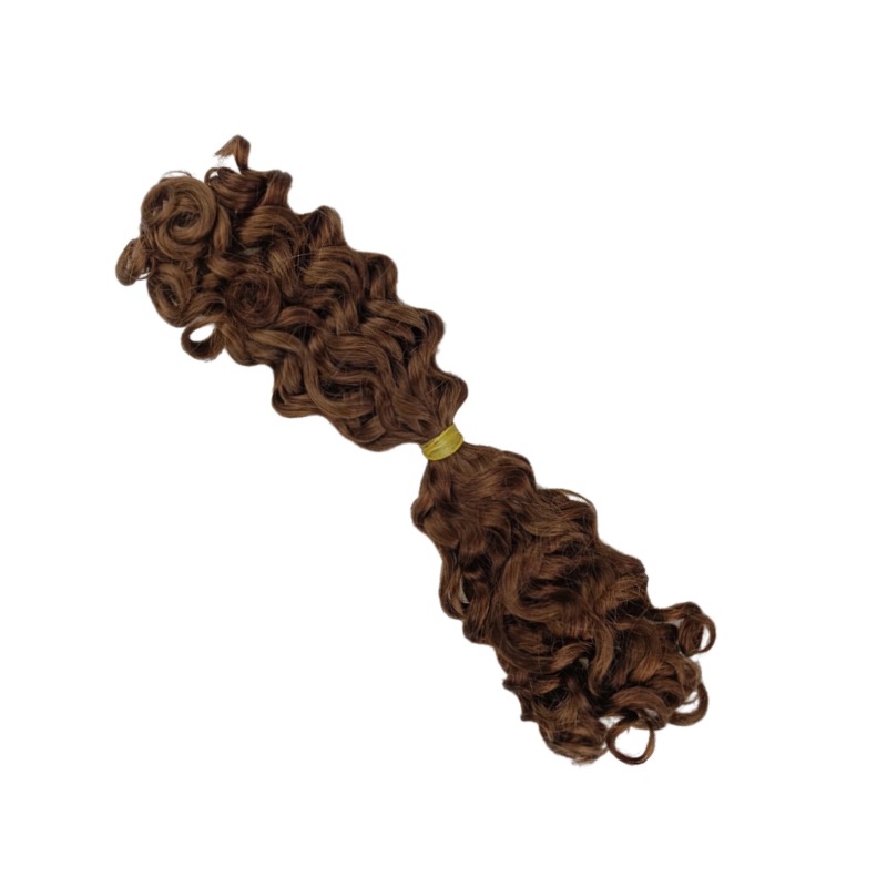 Double-ended Human Braiding Hair - #4 Italian Curly Hair