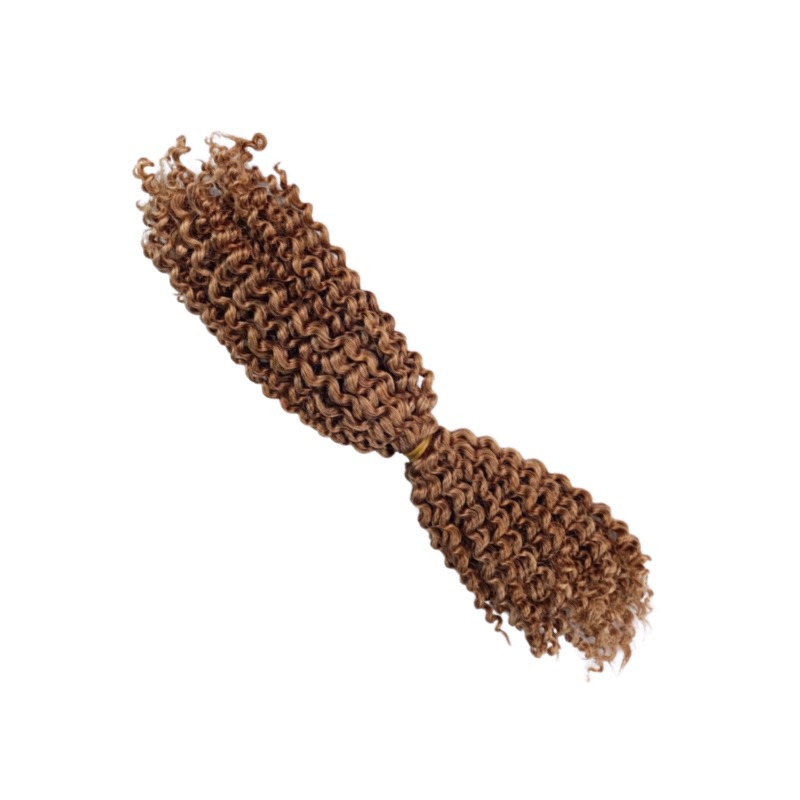 Double-ended Human Braiding Hair - #30 Kinky Curly Hair