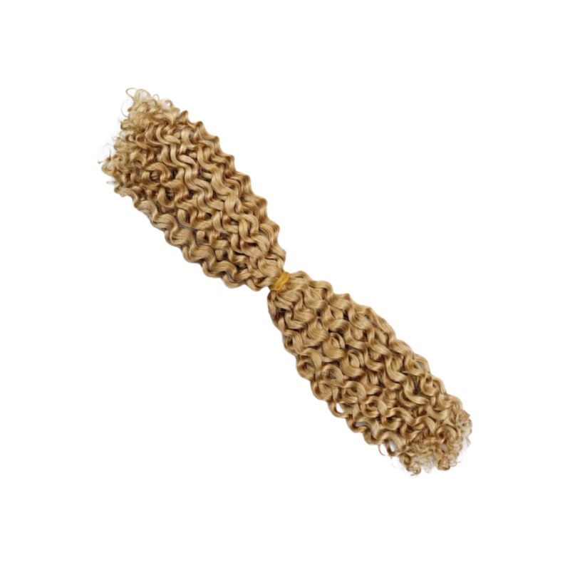 Double-ended Human Braiding Hair - #27 Deep Curly Hair