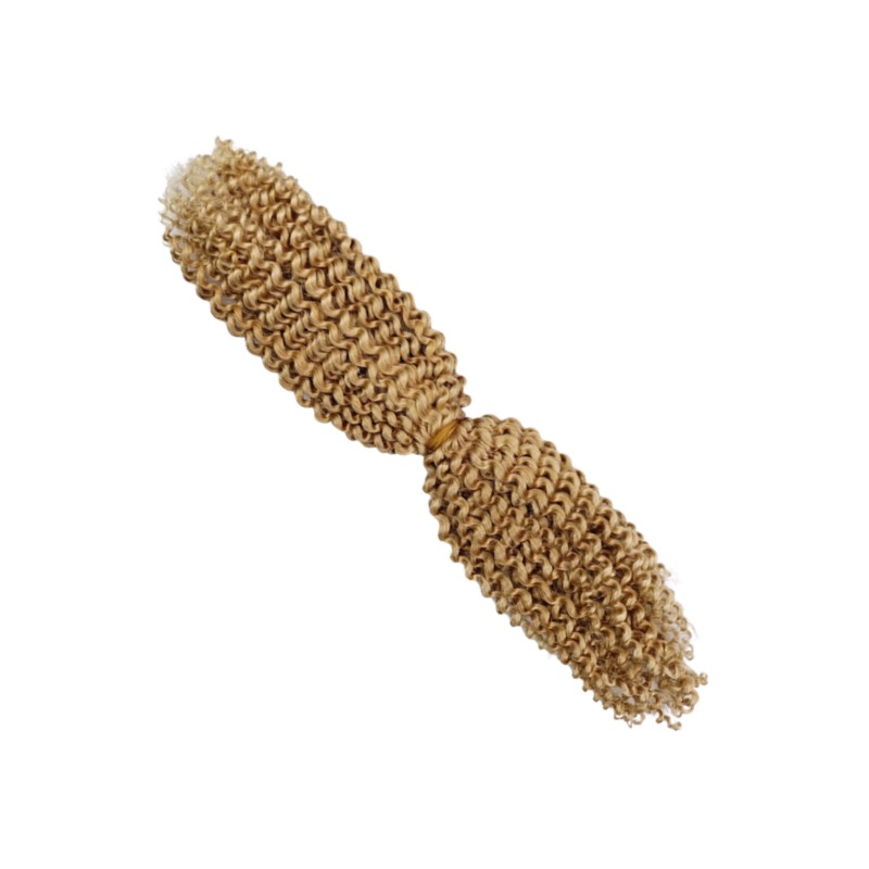 Double-ended Human Braiding Hair - #27 Kinky Curly Hair