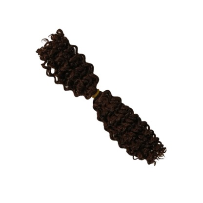 Double-ended Human Braiding Hair - #2 Deep Curly Hair
