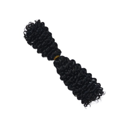 Double-ended Human Braiding Hair - #1 Deep Curly Hair