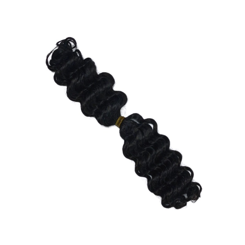 Double-ended Human Braiding Hair - #1 Italian Curly Hair