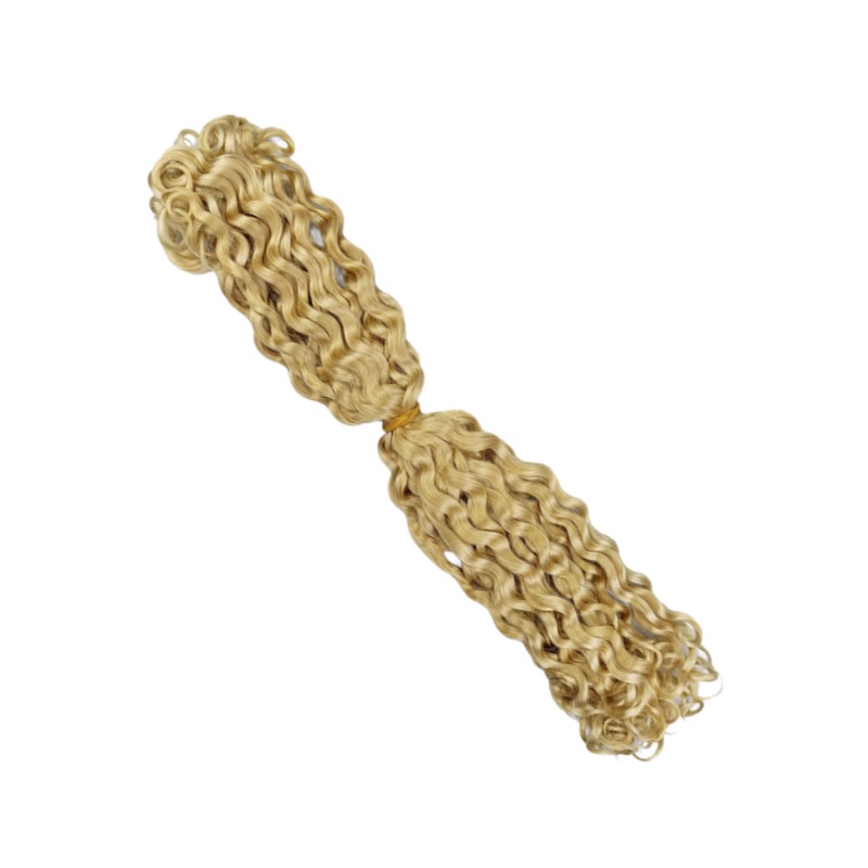 Double-ended Human Braiding Hair - #613 Italian Curly Hair