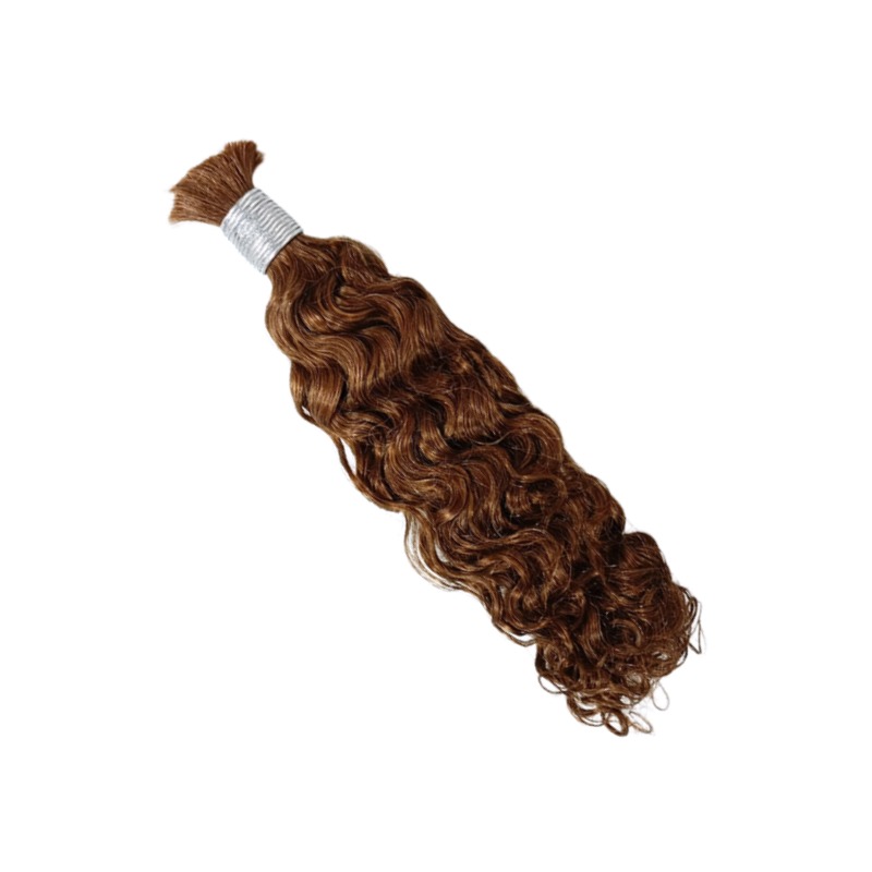 Burmese Curly Bulk Human Hair - #30 Braiding Hair