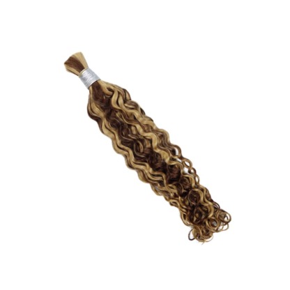Italian Curly Bulk Human Hair - #4/27 Braiding Hair