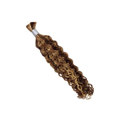 Italian Curly Bulk Human Hair - #4/27/30 Braiding Hair
