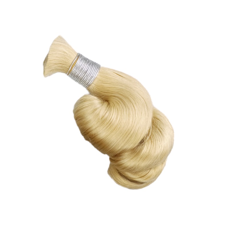 Loose Wave Bulk Human Hair - #613 Braiding Hair