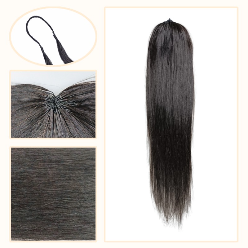 Crochet Braids - #1B Straight Human Crochet Hair