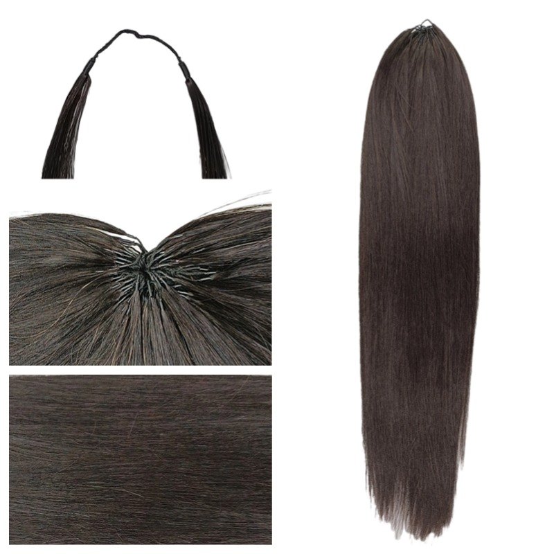 Crochet Braids - #1B Straight Human Crochet Hair