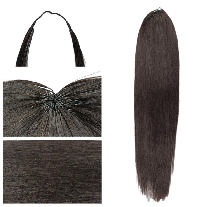 Crochet Braids - #1B Straight Human Crochet Hair