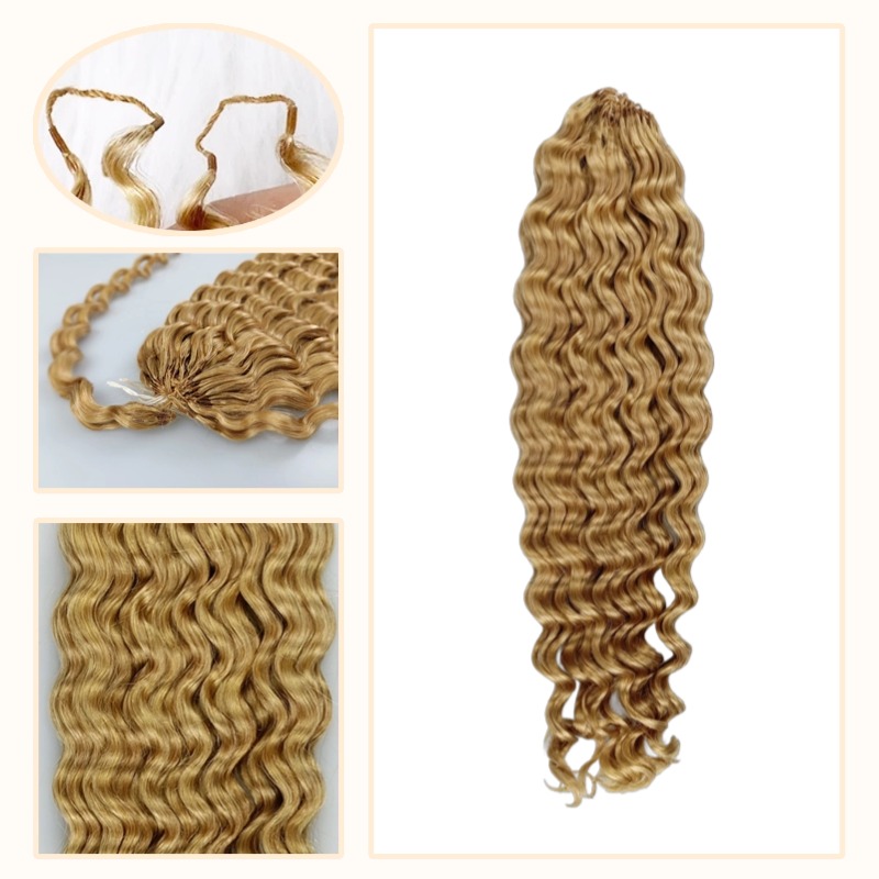 Crochet Braids - #27 Deep Wave Human Crochet Hair