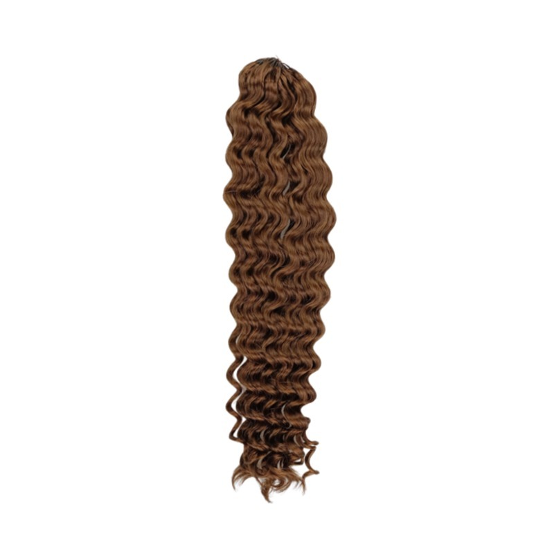 Crochet Braids - #4 Deep Wave Human Crochet Hair