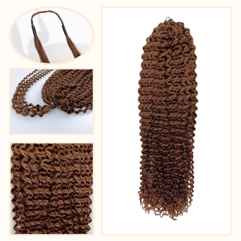 Crochet Braids - #4 Kinky Curly Human Crochet Hair